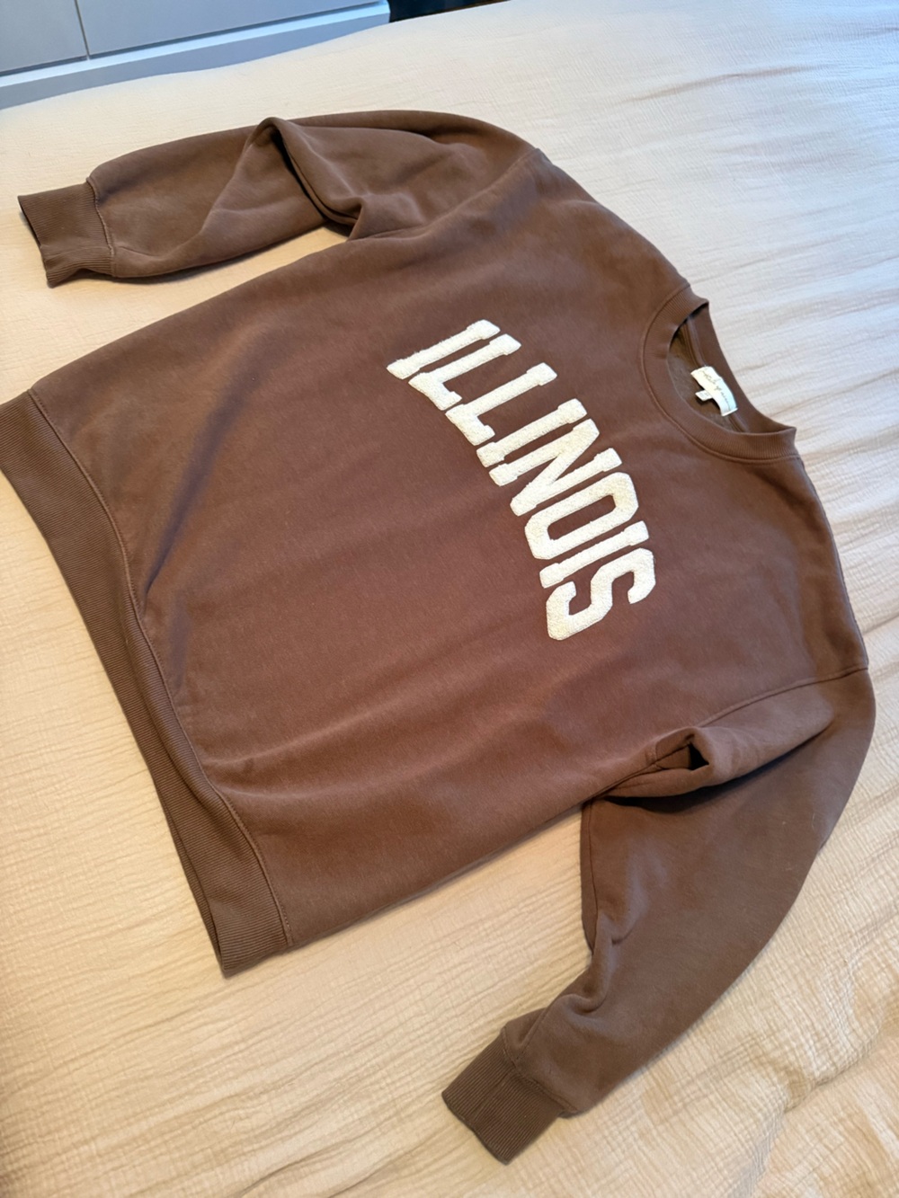 Brown Logo Pullover Sweatshirt -